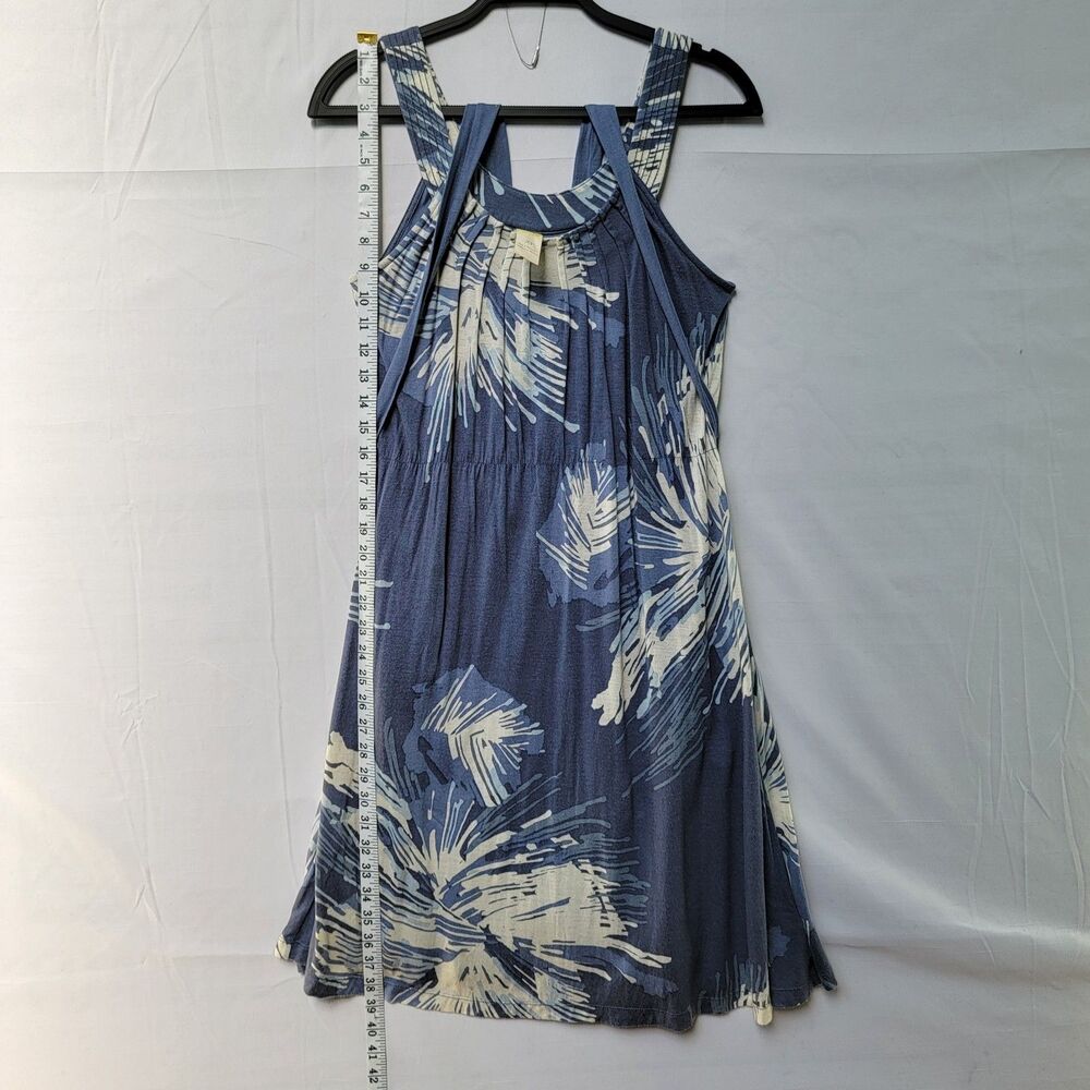 Anthropologie Periwinkle Modal Dress w POCKETS & Belt Floral Abstract Print XS - Picture 13 of 13